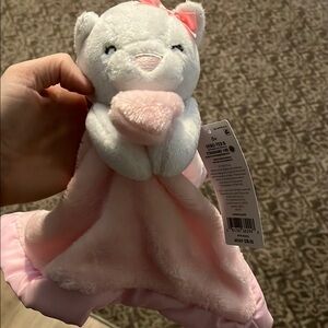 Cute Pink and White Plush Carters baby girl stuffy